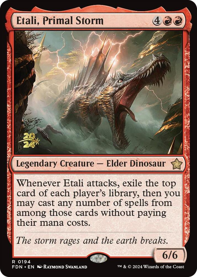 0194 Etali, Primal Storm (FDN) R Prerelease Cards