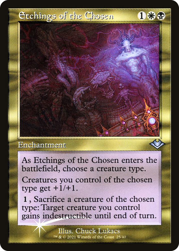 0025 Etchings of the Chosen (Retro Frame) U Modern Horizons