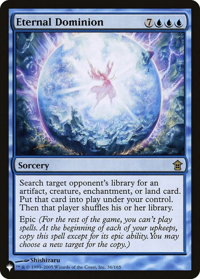 0036 Eternal Dominion R The List Reprints