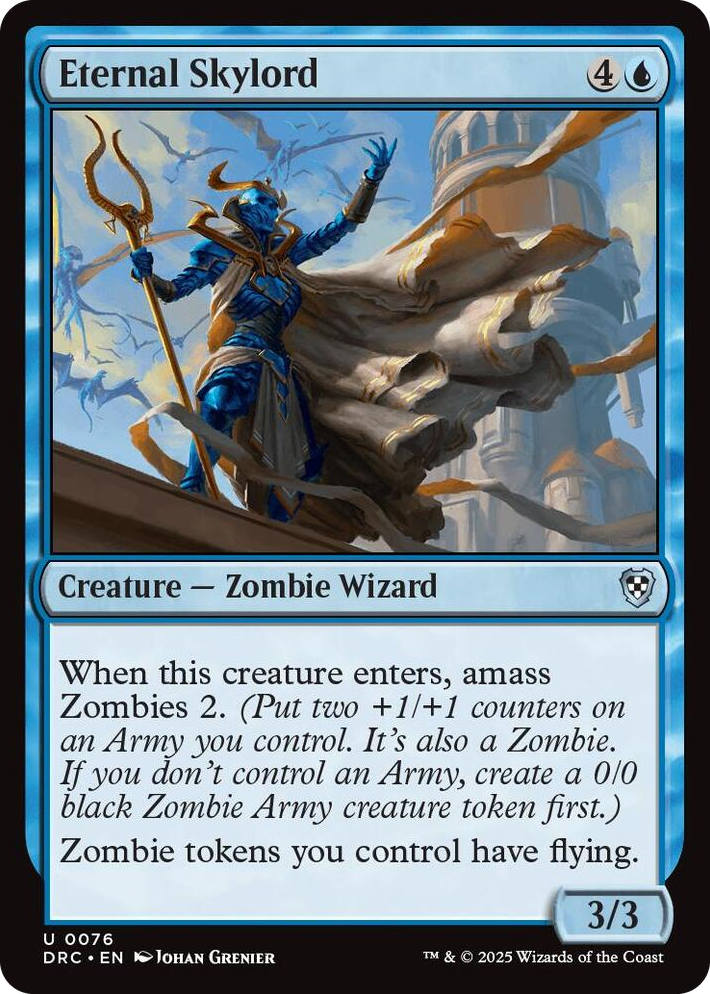 0076 Eternal Skylord U Commander: Aetherdrift