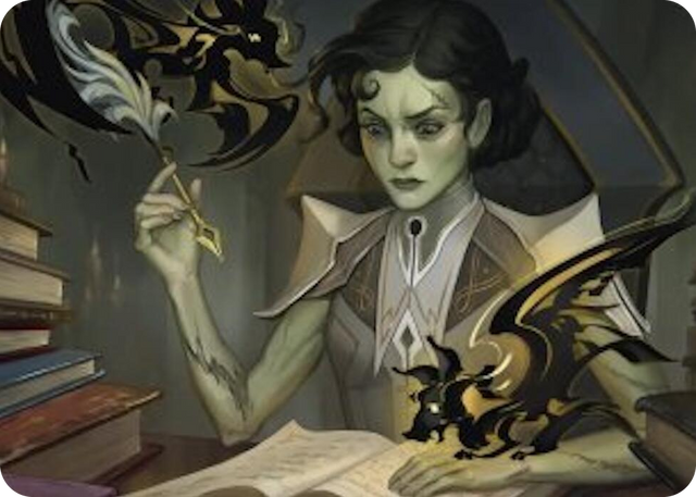 0011 Eternal Student Art Card S Art Series: Secrets of Strixhaven