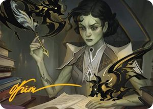 0011 Eternal Student Art Card (Gold-Stamped Signature) S Art Series: Secrets of Strixhaven