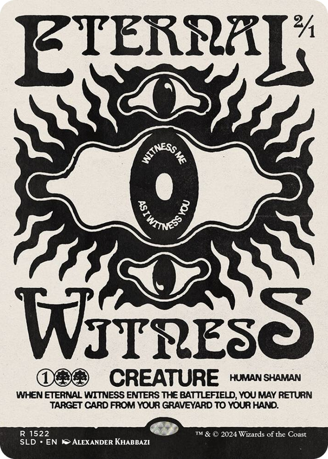 1522 Eternal Witness (1522) R Secret Lair Drop Series