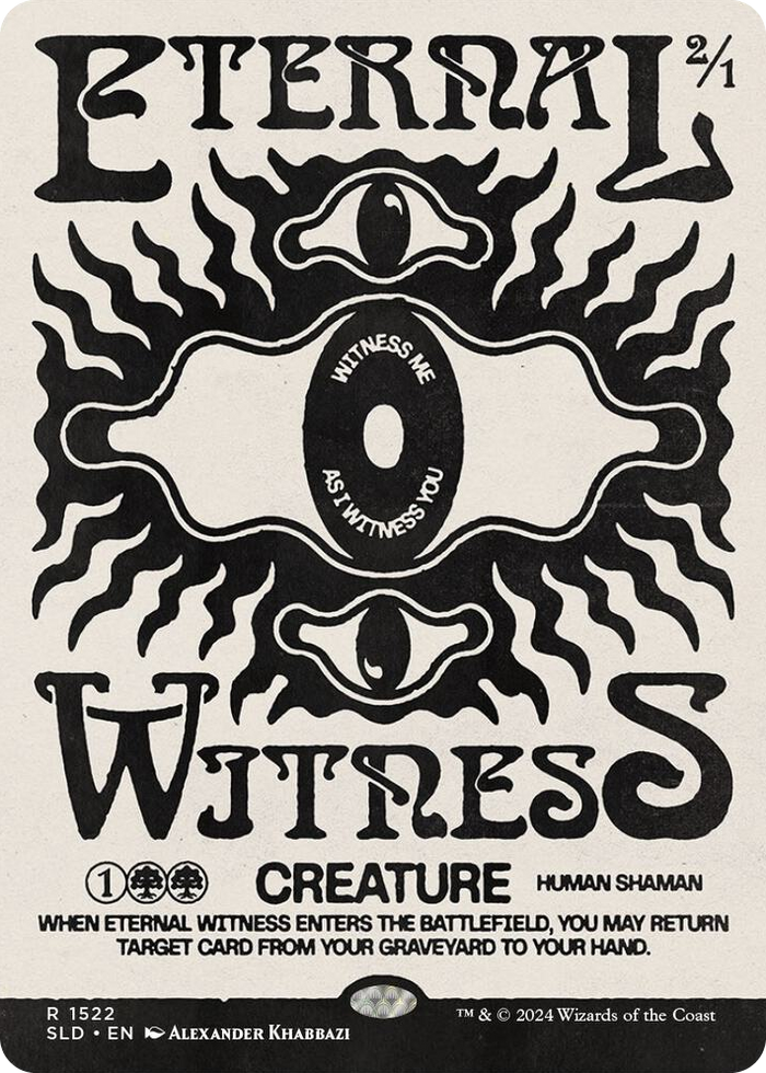 Eternal Witness (1522) #1522 R - Secret Lair Drop Series Pokemon card
