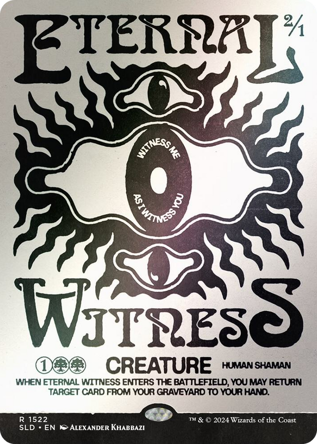 1522 Eternal Witness (1522) (Rainbow Foil) R Secret Lair Drop Series