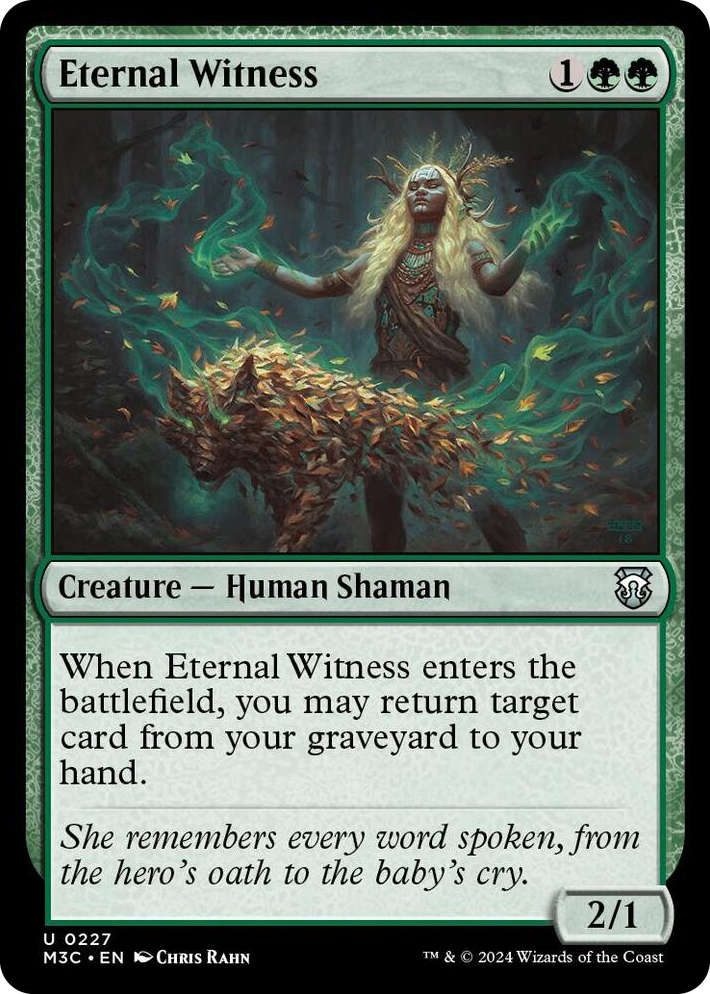 0227 Eternal Witness U Commander: Modern Horizons 3