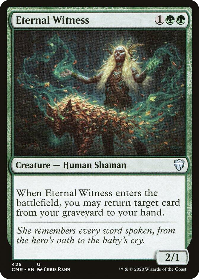 0425 Eternal Witness U Commander Legends