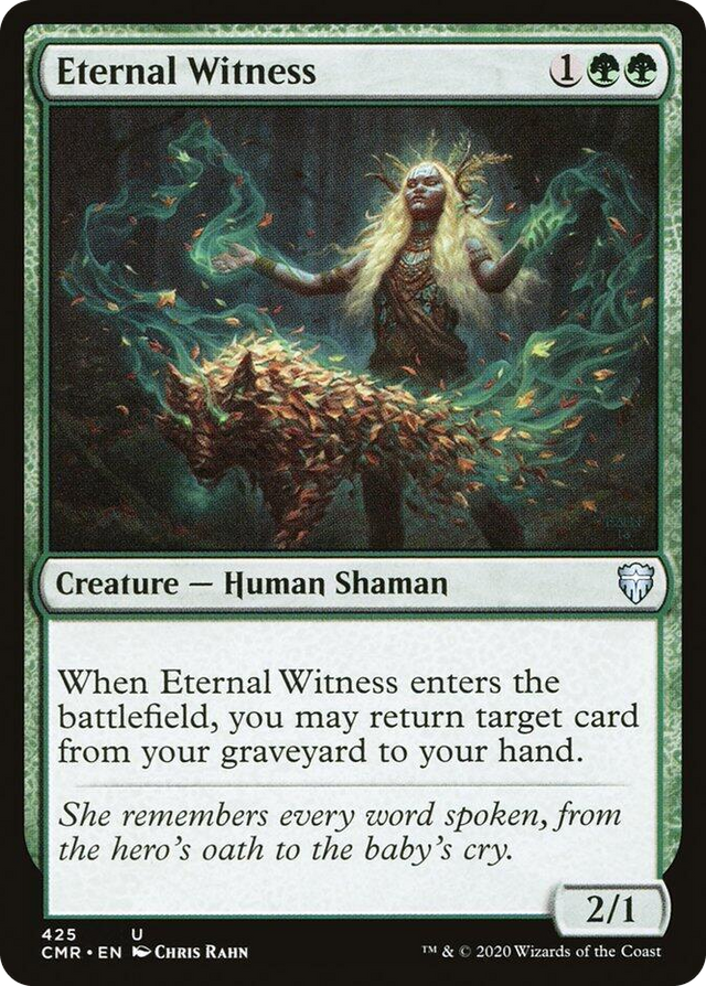0425 Eternal Witness U Commander Legends