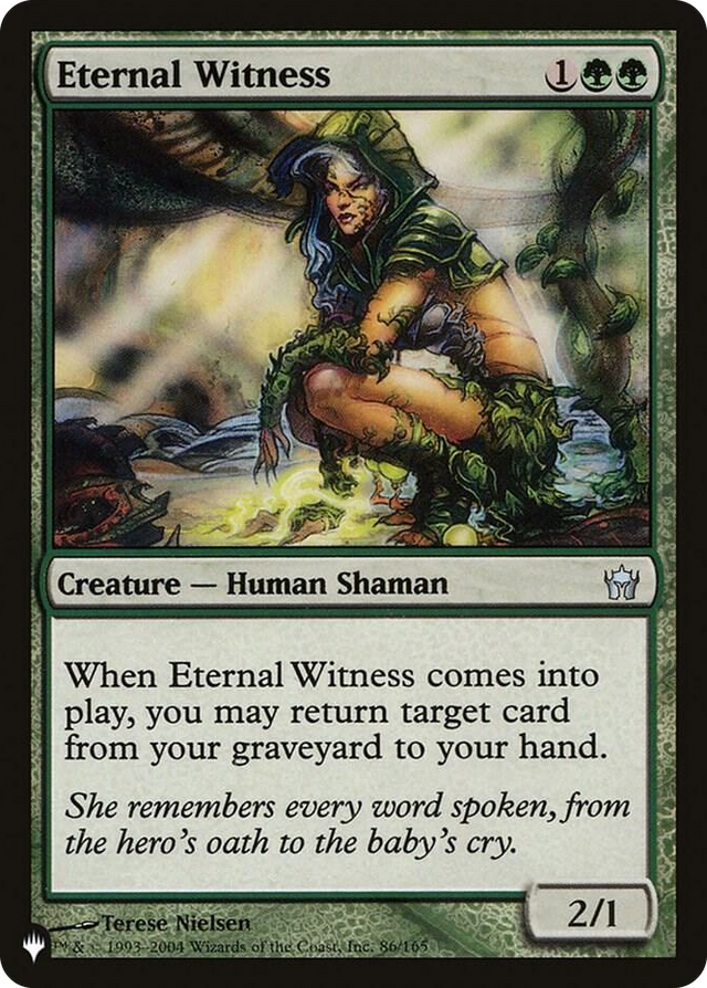 0086 Eternal Witness (5DN) U The List Reprints