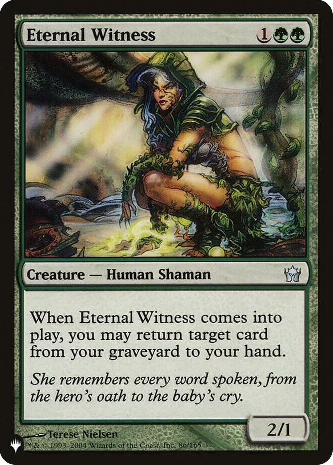 Eternal Witness (5DN) #86 U - The List Reprints Pokemon card
