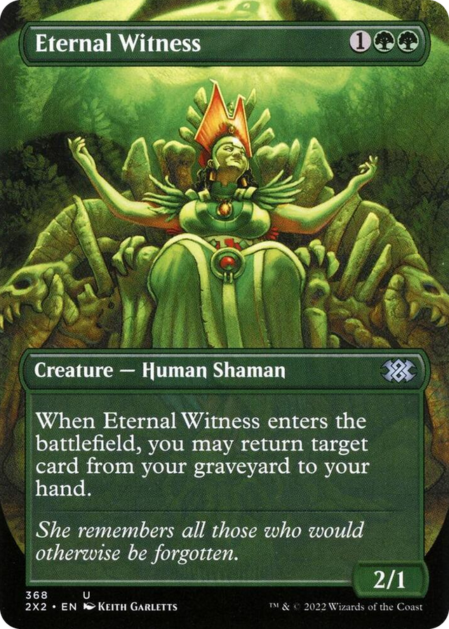 0368 Eternal Witness (Borderless) U Double Masters 2022