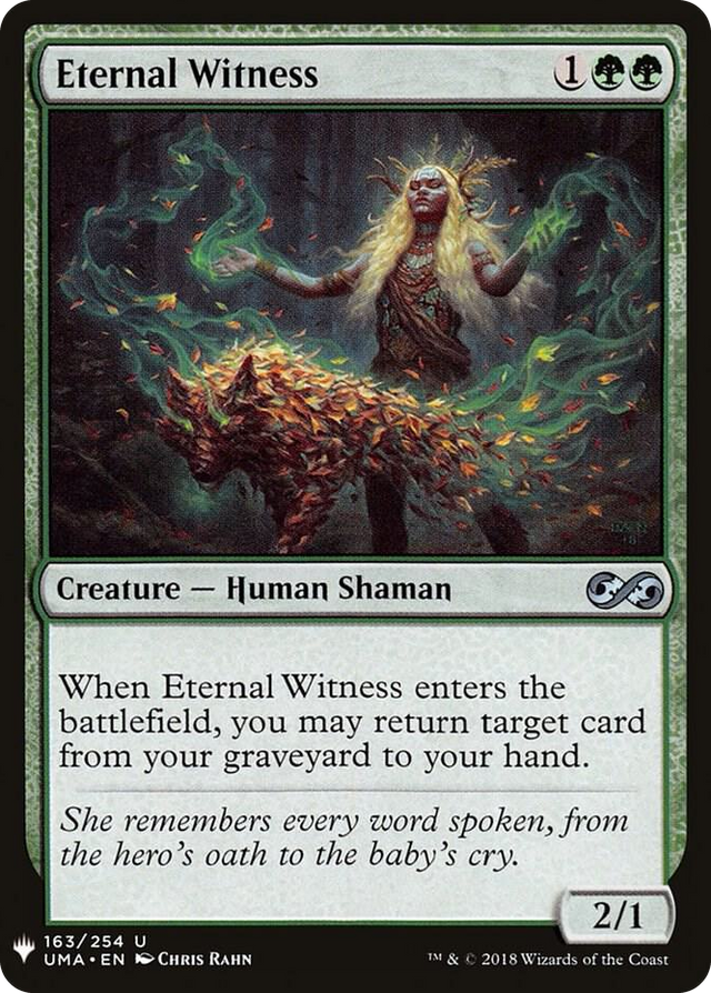 0163 Eternal Witness (UMA) U The List Reprints