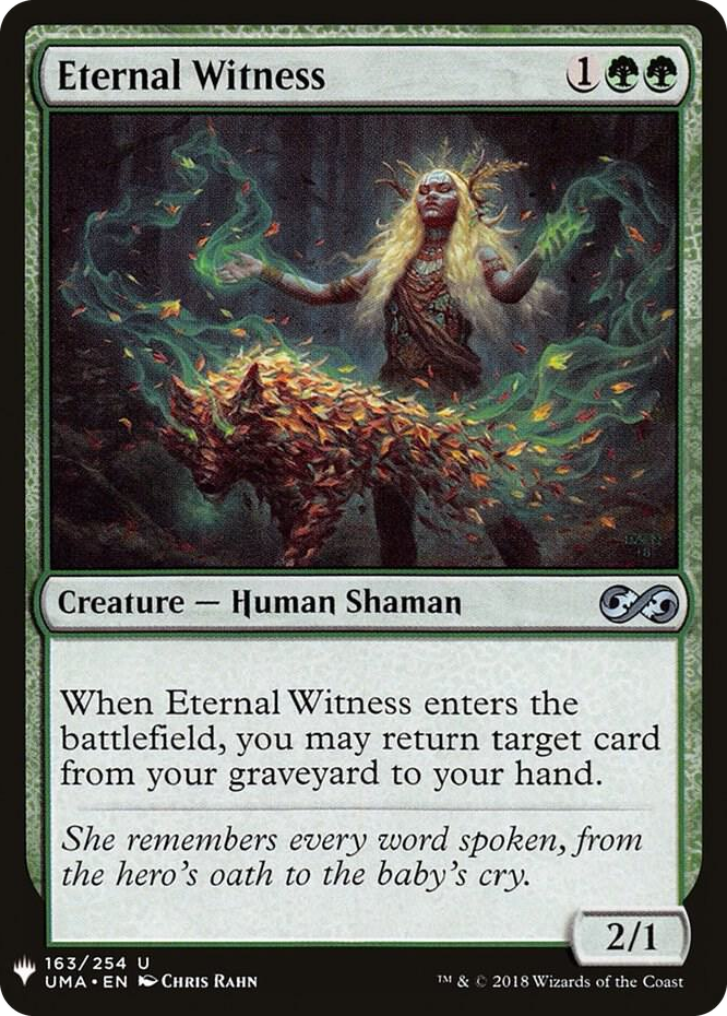 Eternal Witness (UMA) #163 U - The List Reprints Pokemon card