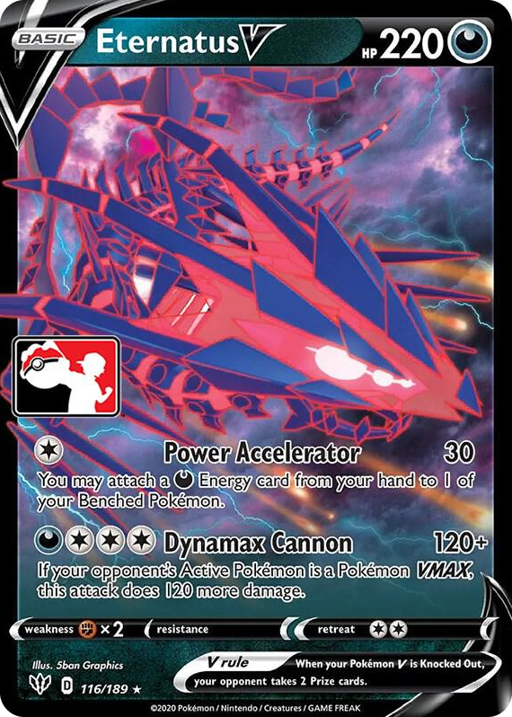 0116 Eternatus V Ultra Rare Prize Pack Series Cards