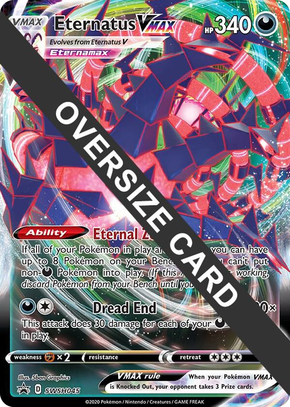 0045 Eternatus VMAX - SWSH045 Promo Jumbo Cards