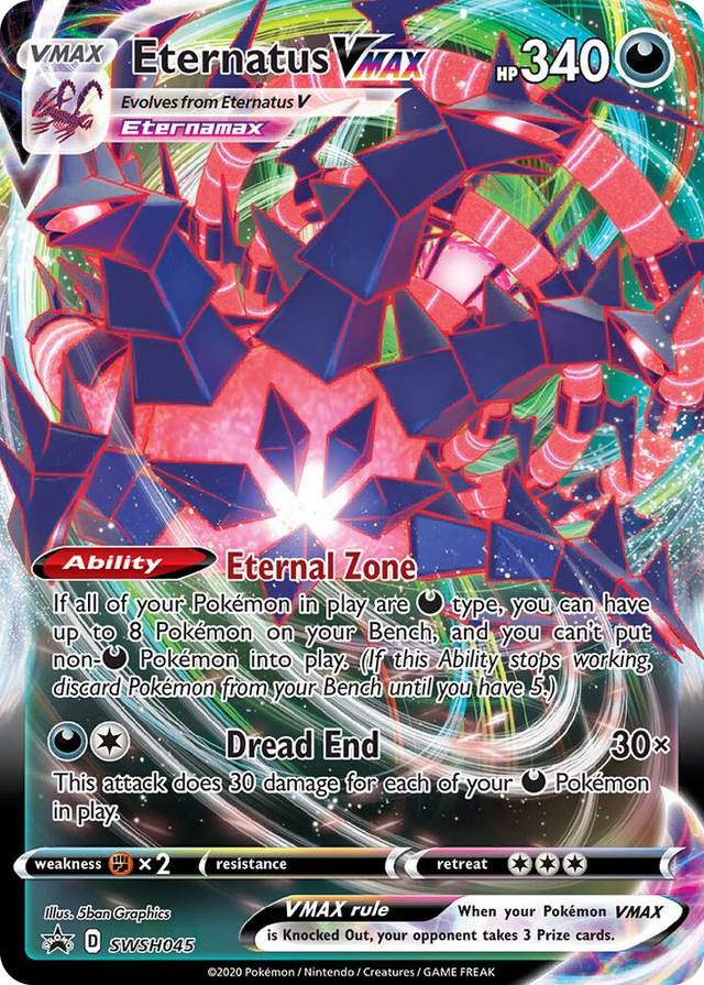 0045 Eternatus VMAX - SWSH045 Promo Sword & Shield Promo Cards