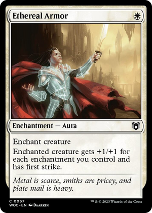 0067 Ethereal Armor C Commander: Wilds of Eldraine