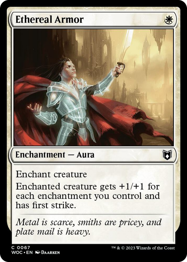 0067 Ethereal Armor C Commander: Wilds of Eldraine