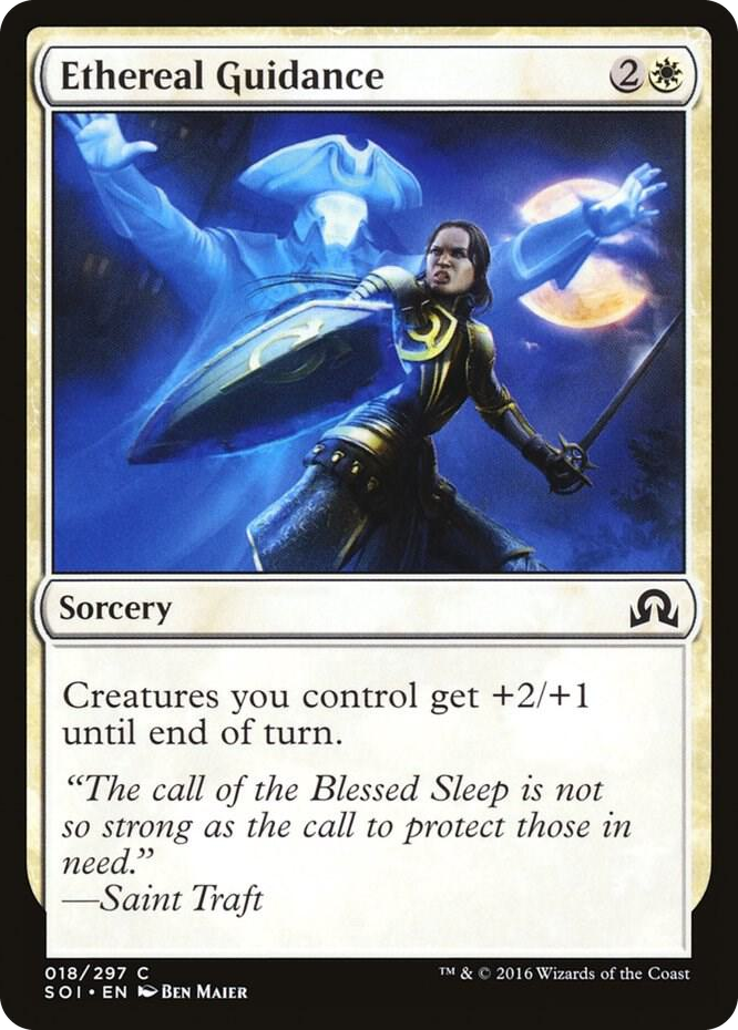 Ethereal Guidance #18 C - Shadows over Innistrad Pokemon card