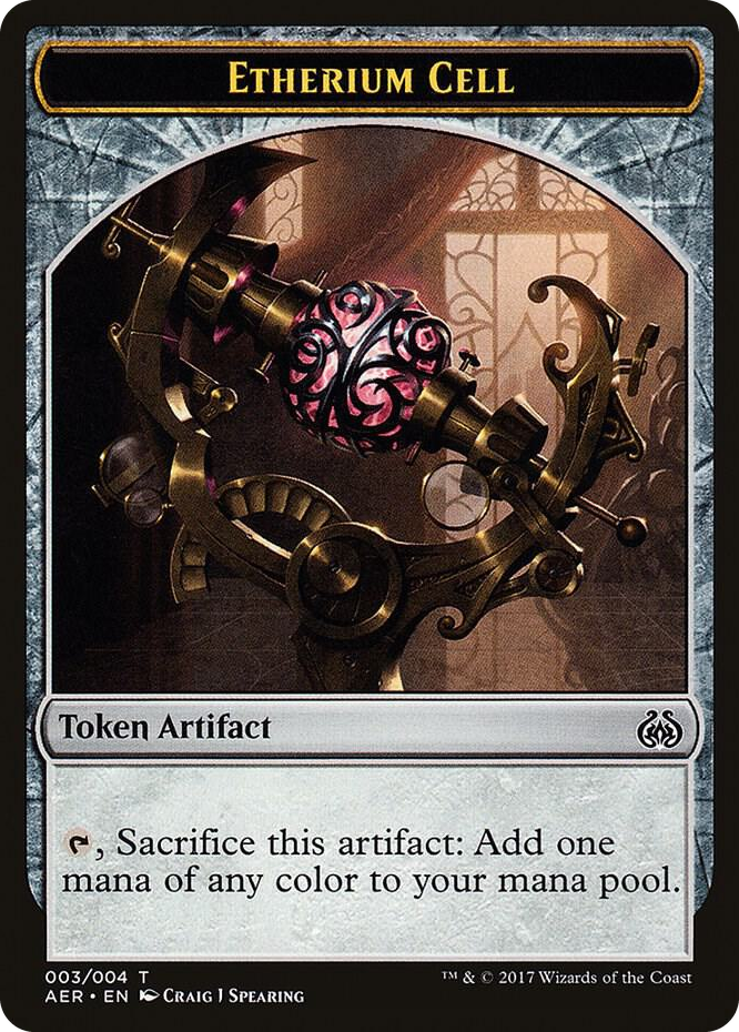 Etherium Cell Token #3 T - Aether Revolt Pokemon card