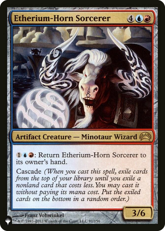 0091 Etherium-Horn Sorcerer R The List Reprints