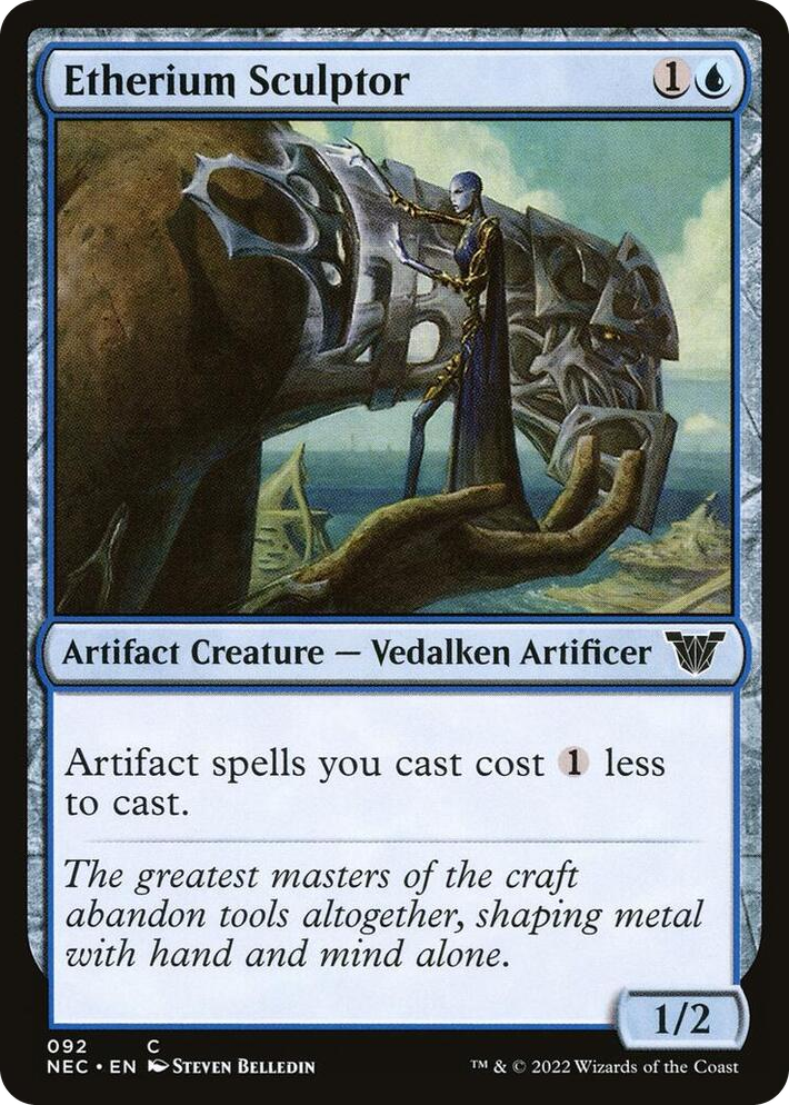0092 Etherium Sculptor C Commander: Kamigawa: Neon Dynasty