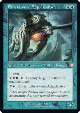 0083 Ethersworn Adjudicator (Retro Frame) M Commander: The Brothers' War