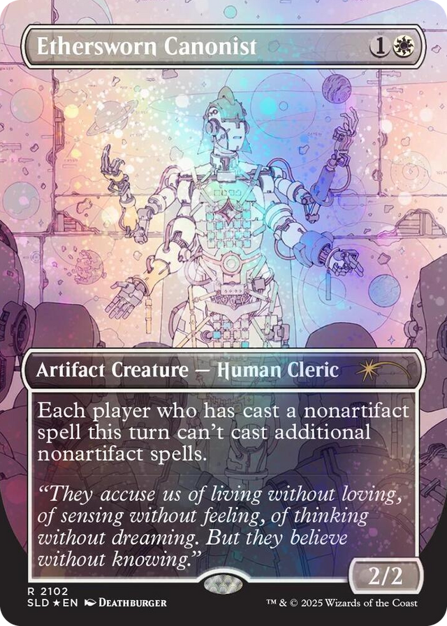 2102 Ethersworn Canonist (Galaxy Foil) R Secret Lair Drop Series
