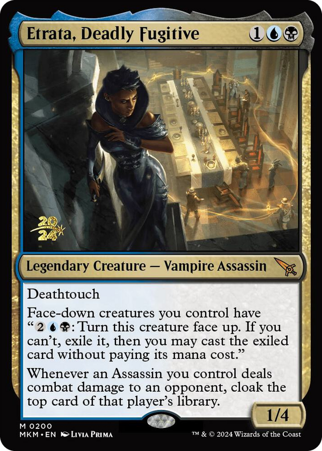 0200 Etrata, Deadly Fugitive M Prerelease Cards