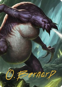 0014 Ettercap Art Card (Gold-Stamped Signature) S Art Series: Commander Legends: Battle for Baldur's Gate