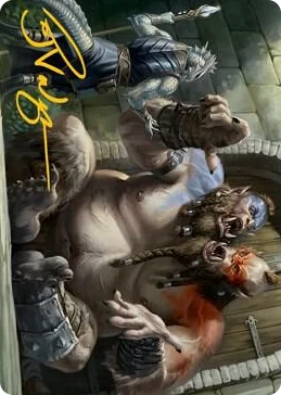 0013 Ettin Art Card (Gold-Stamped Signature) S Art Series: Adventures in the Forgotten Realms