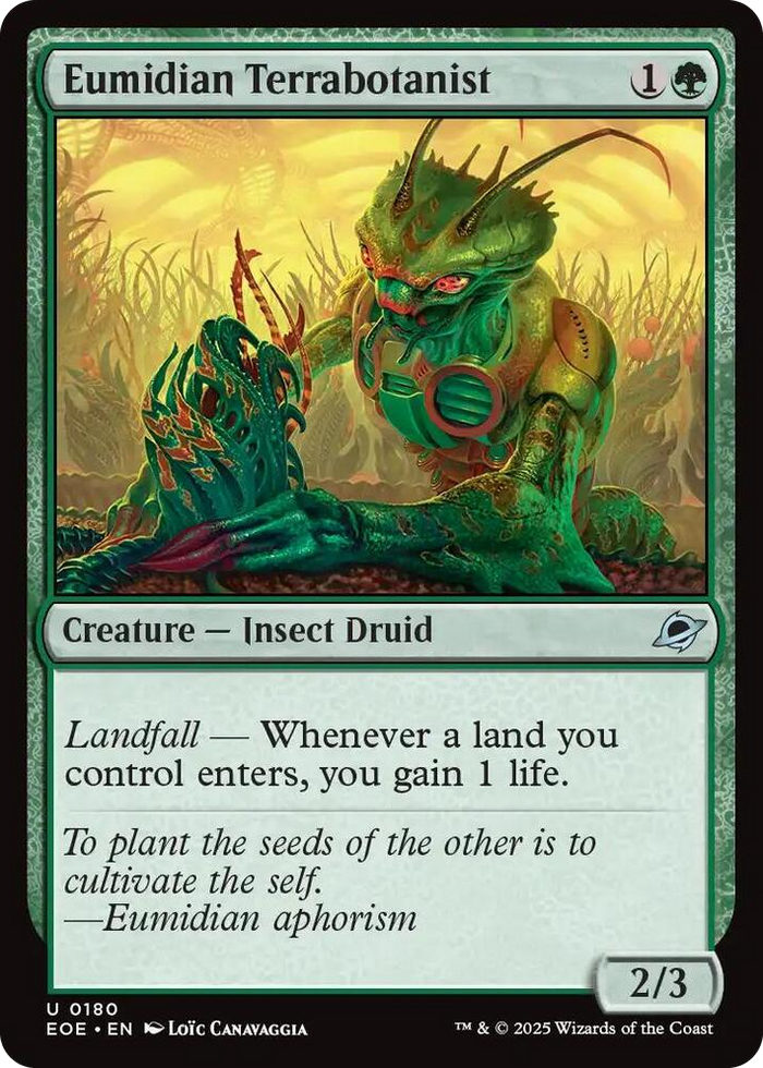Eumidian Terrabotanist #180 U - Edge of Eternities Pokemon card
