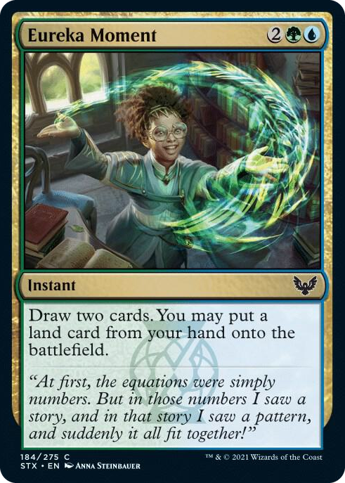 0184 Eureka Moment C Strixhaven: School of Mages