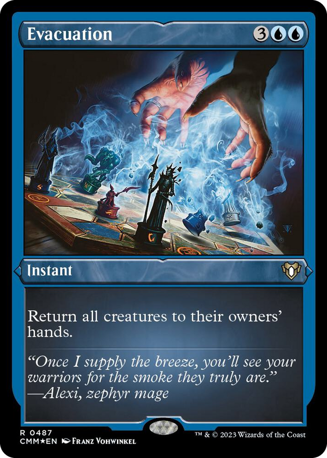 0487 Evacuation (Foil Etched) R Commander Masters