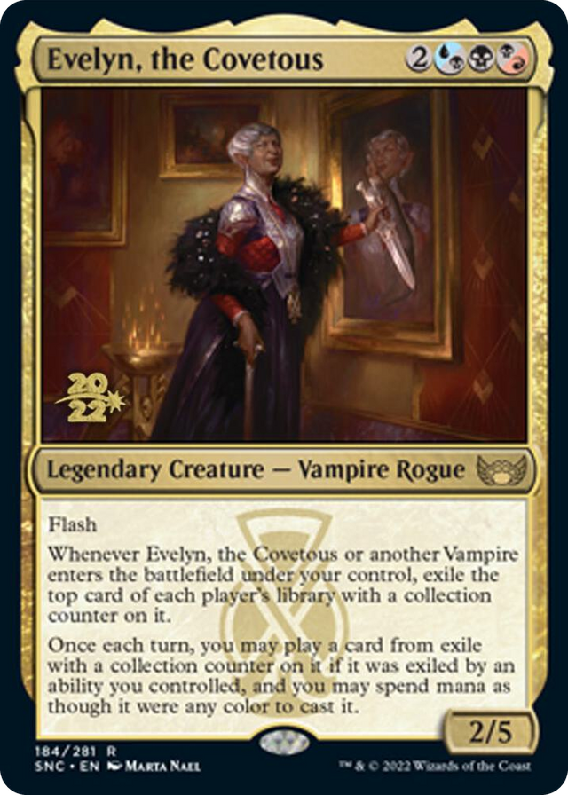 0184 Evelyn, the Covetous R Prerelease Cards