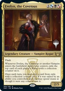 0184 Evelyn, the Covetous R Promo Pack: Streets of New Capenna
