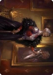 0024 Evelyn, the Covetous Art Card S Art Series: Streets of New Capenna