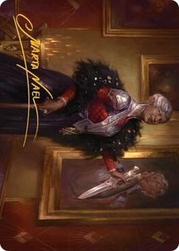 0024 Evelyn, the Covetous Art Card (Gold-Stamped Signature) S Art Series: Streets of New Capenna