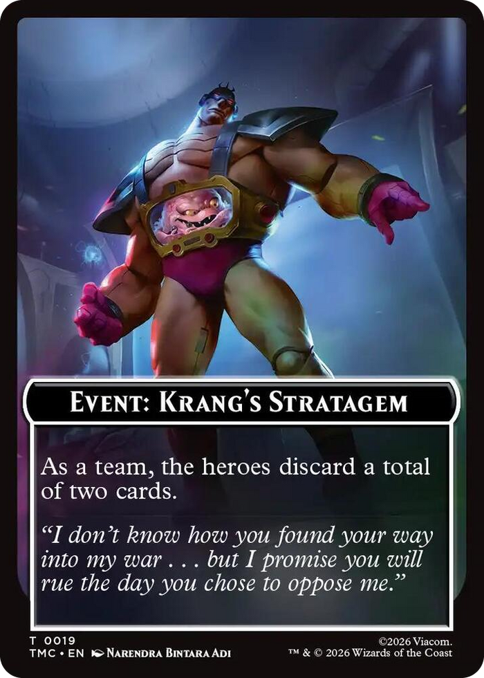 Event: Krang's Stratagem #19 T - Commander: Teenage Mutant Ninja Turtles Pokemon card