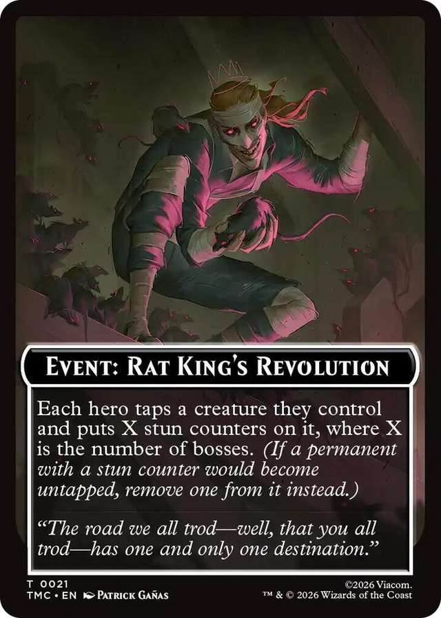0021 Event: Rat King's Revolution T Commander: Teenage Mutant Ninja Turtles