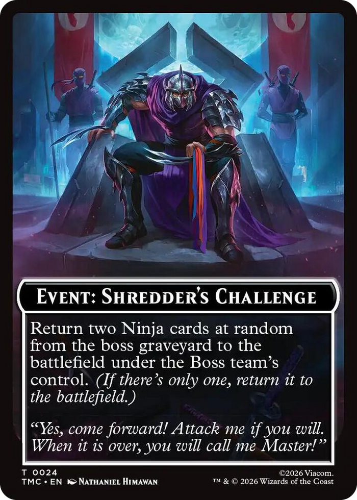 Event: Shredder's Challenge #24 T - Commander: Teenage Mutant Ninja Turtles Pokemon card