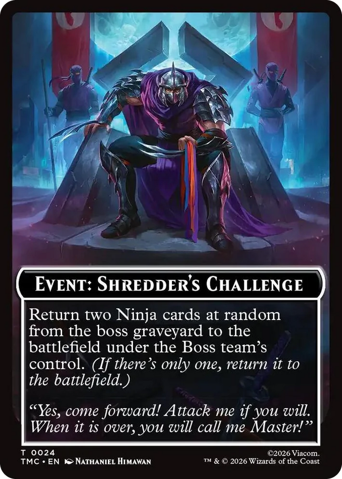 0024 Event: Shredder's Challenge T Commander: Teenage Mutant Ninja Turtles