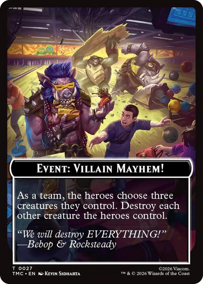 Event: Villain Mayhem! #27 T - Commander: Teenage Mutant Ninja Turtles Pokemon card