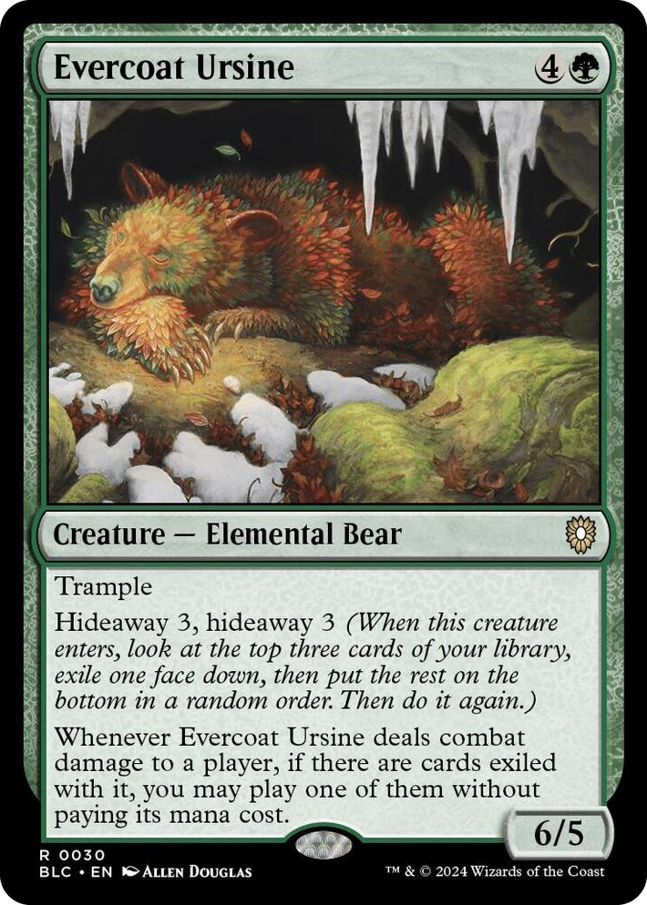 0030 Evercoat Ursine R Commander: Bloomburrow