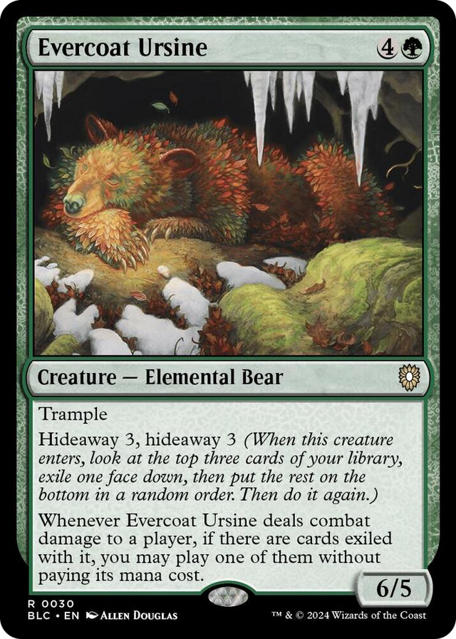 0030 Evercoat Ursine R Commander: Bloomburrow