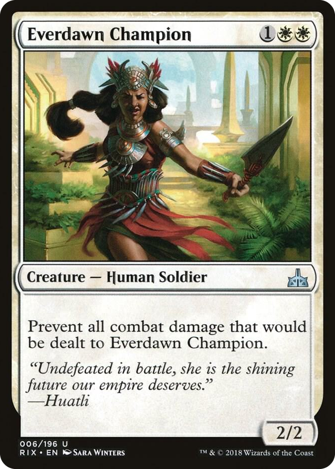 0006 Everdawn Champion U Rivals of Ixalan