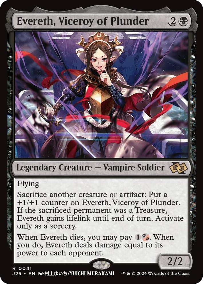 0041 Evereth, Viceroy of Plunder (Anime) R Foundations Jumpstart