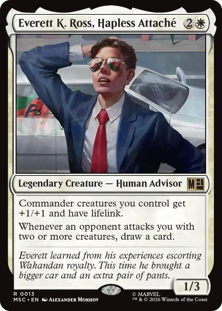 0013 Everett K. Ross, Hapless Attache R Commander: Marvel Super Heroes