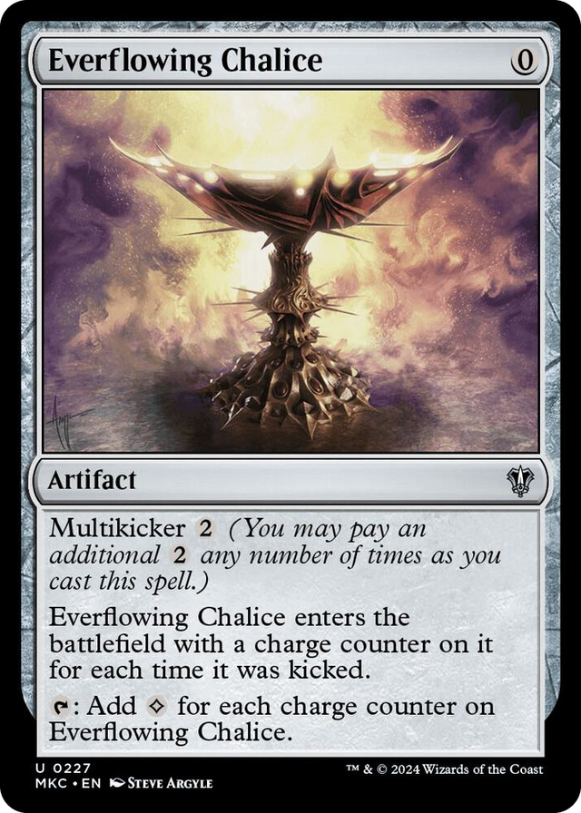 0227 Everflowing Chalice U Commander: Murders at Karlov Manor