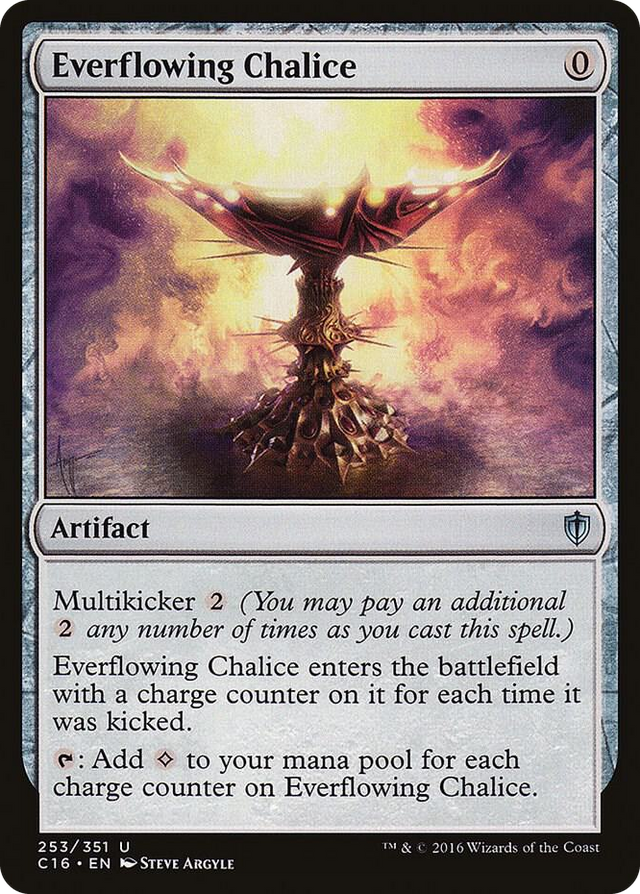 0253 Everflowing Chalice U Commander 2016